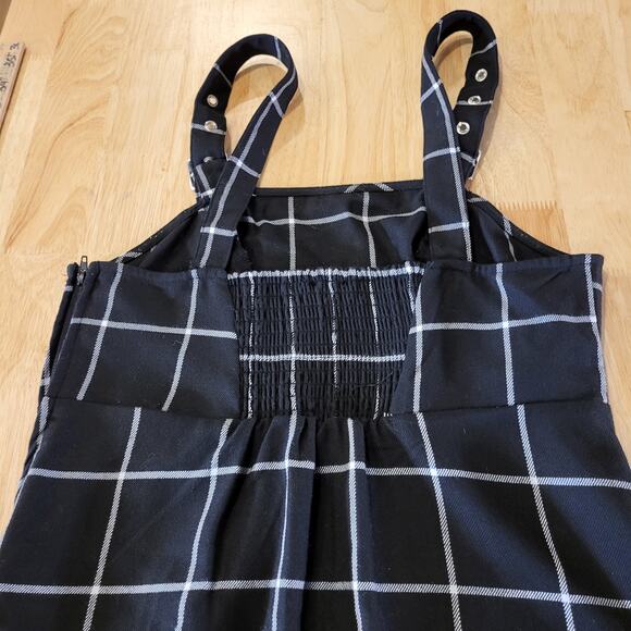 Hot Topic Black Strap Mini Dress Sleeveless Silver Buckle Stretch Small - Picture 13 of 14